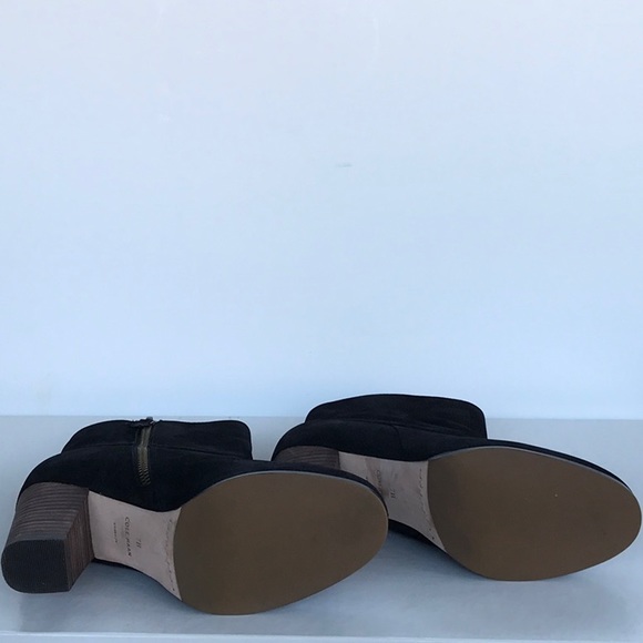 Cole Haan Bootie.  Excellent pre-worn condition.  Black Nubuck with ~3” heel. - Picture 2 of 8